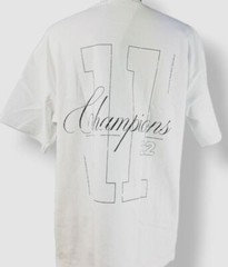 $98 Stampd Men’s Cotton White Graphic Crewneck T-Shirt Size S