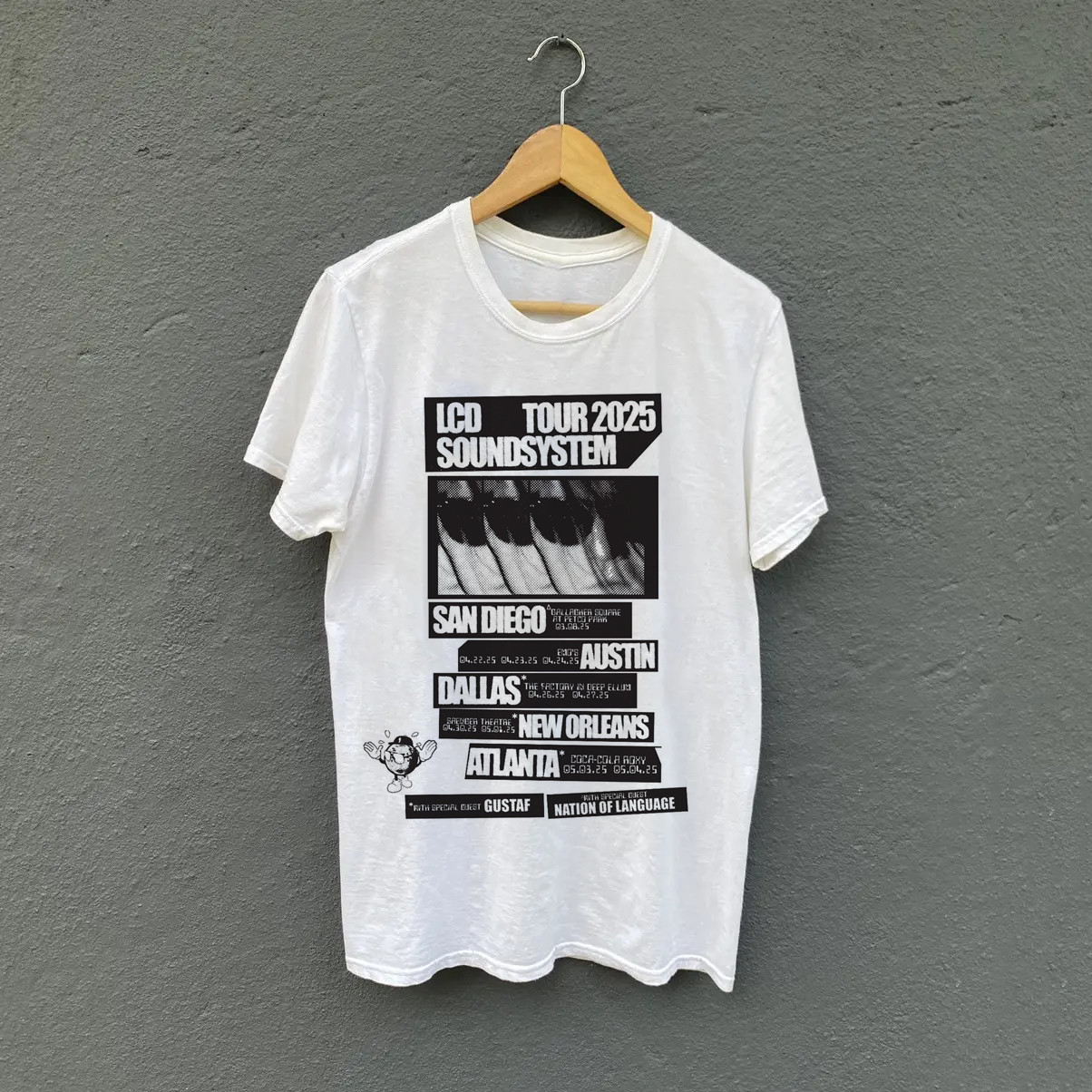 LCD Soundsystem Announces Spring 2025 North American Tour S to 5XL T-shirt
