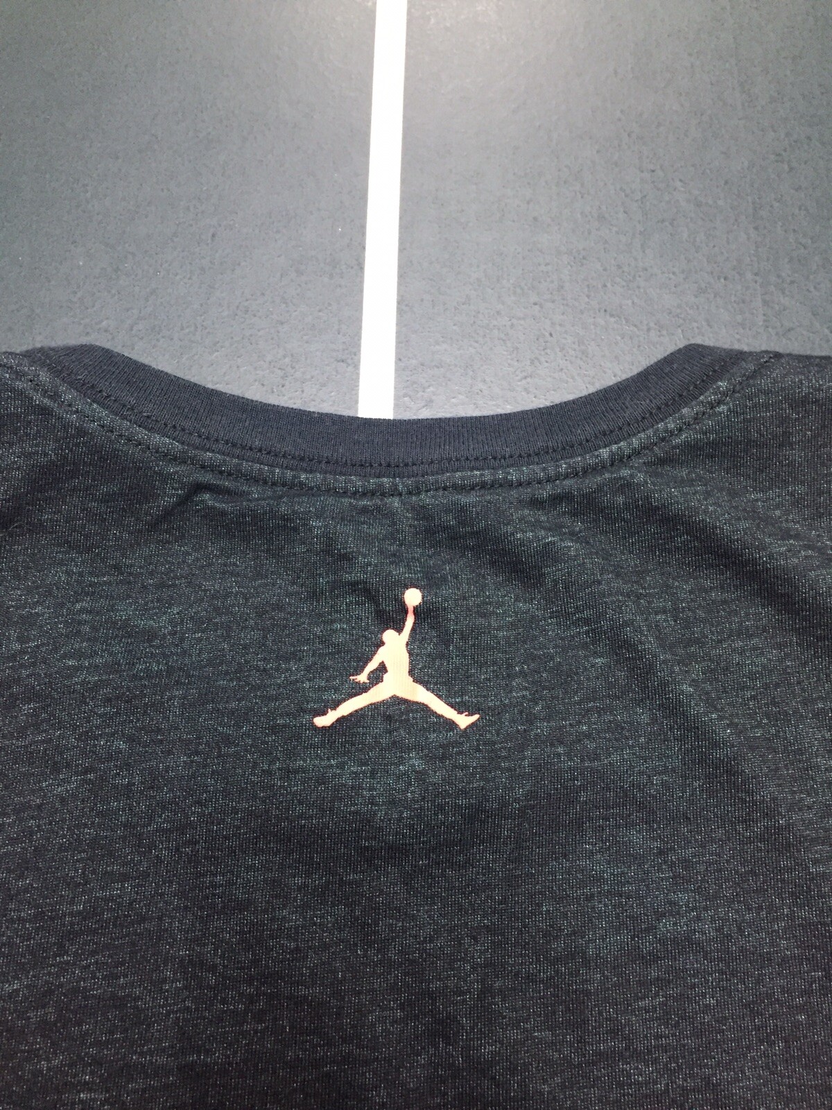Men’s Nike Air Jordan Dri-fit Size Small Jumpman Stretch Black Graphite T-shirt gallery