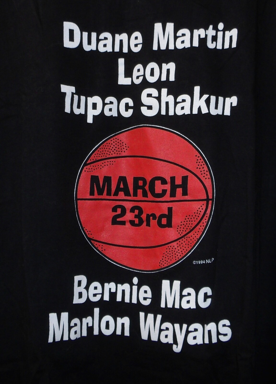 1994 DIAMOND STAR ABOVE THE RIM TUPAC PROMO T-SHIRT SIZE XL 46″ 30″ NEVER WORN