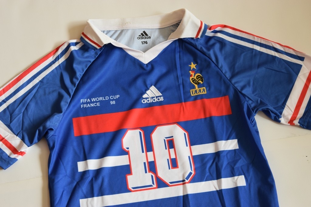 Vintage 1998 France Home World Cup Final Jersey Zidane #10 gallery