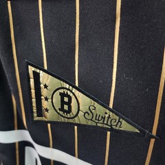 Switch Remarkable Billionaires Club Real Deal #23 Baseball Jersey Black Gold XL