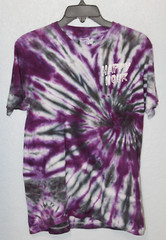 Happy Hour Hand Dyed In Long Beach Essential Purple Tie Dye T Shirt Men MEDIUM