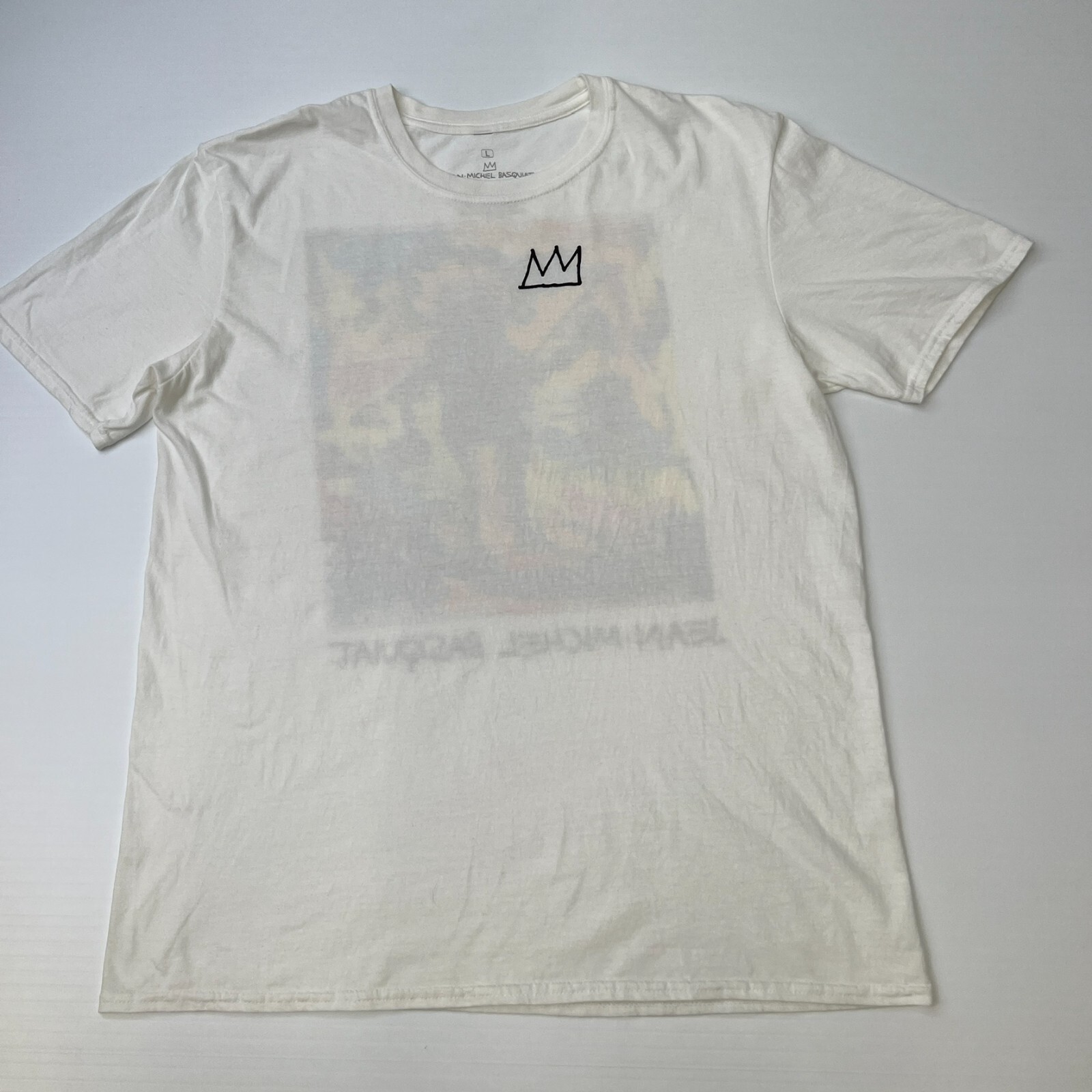 Jean Michel Basquiat Shirt Men Large Art Fishing Robot Retro Work Party Core Go gallery