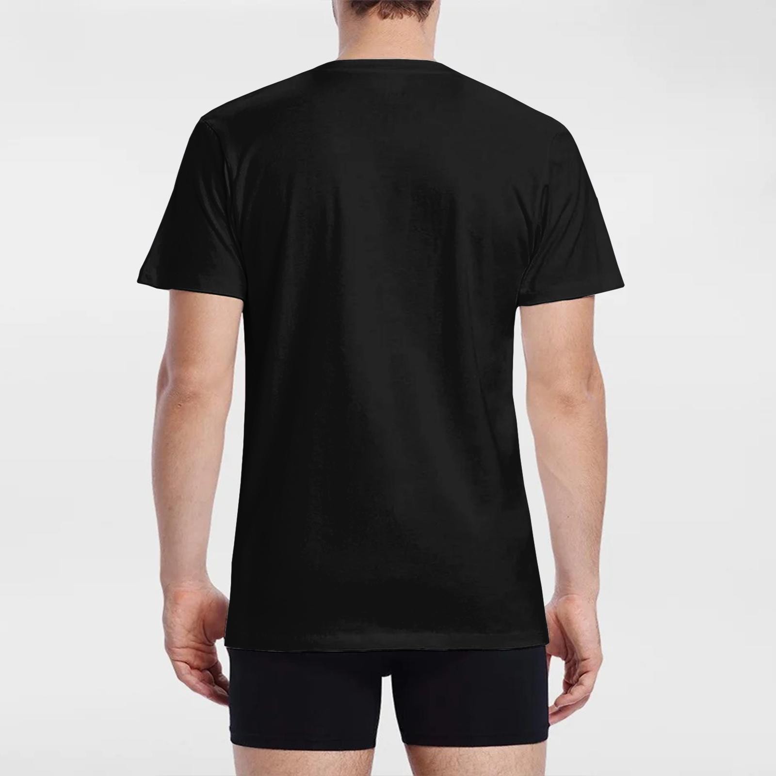 Customized Men's T-shirt - Personalized Back Print Short Sleeved Summer T-shirt❀ gallery