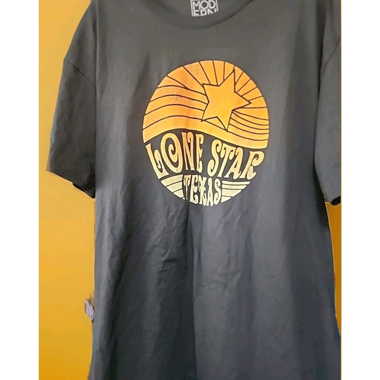 Texas Lone Star T-shirt, Men's Modern Lux XL X-Large New A129 Excellent Soft gallery