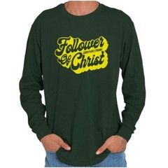 Christian Strong Rep For Jesus Religious Long Sleeve Tshirt for Men or Women