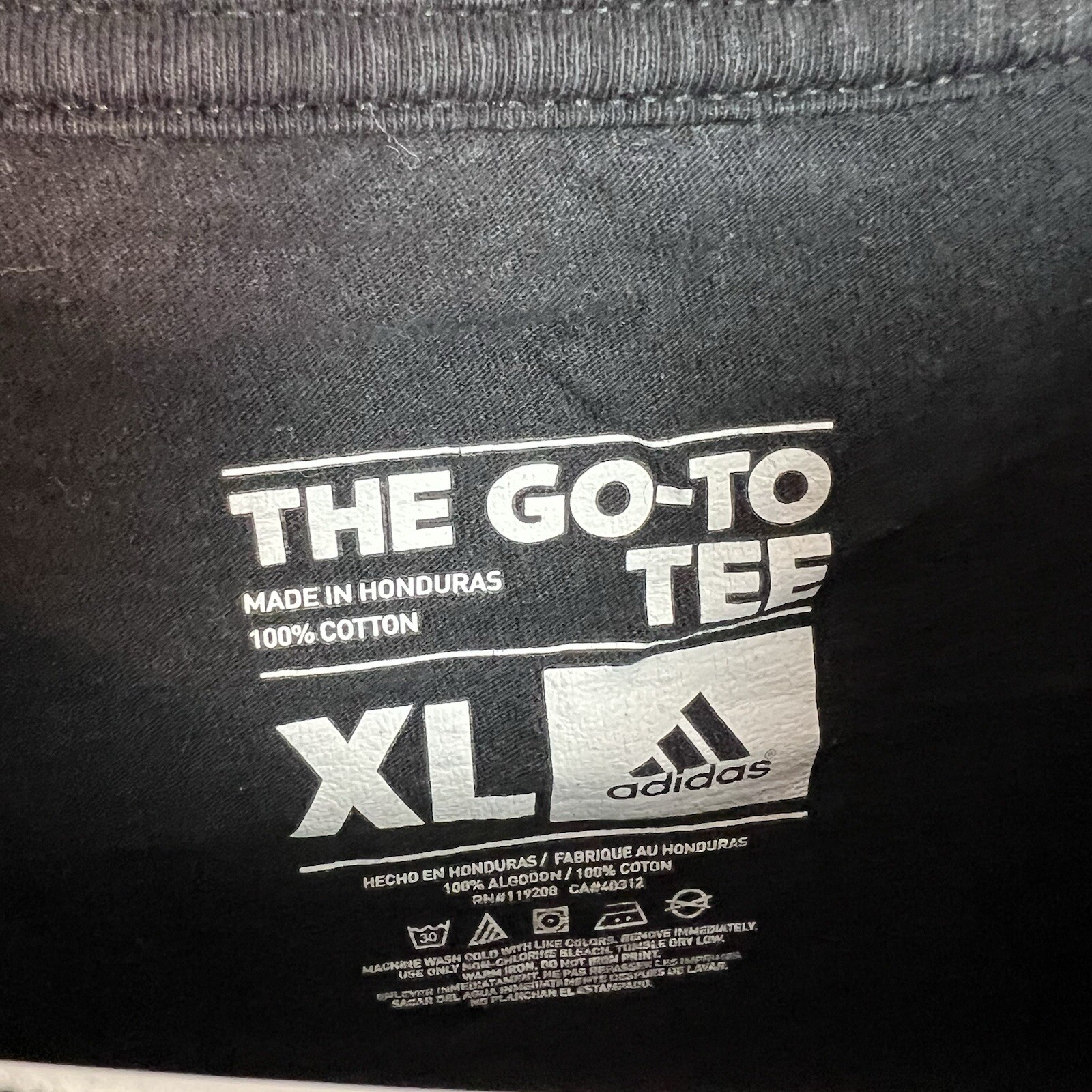 Adidas Go To Real Salt Lake Soccer T Shirt Adult XL Black Mens gallery