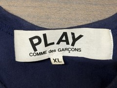Comme des Garcons CDG Play Blue T-Shirt – XL (Fits More to Medium)