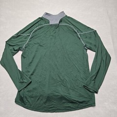 Champion Double Dry 1/4 Zip Long Sleeve Shirt Green Wake Forest Size 2XL