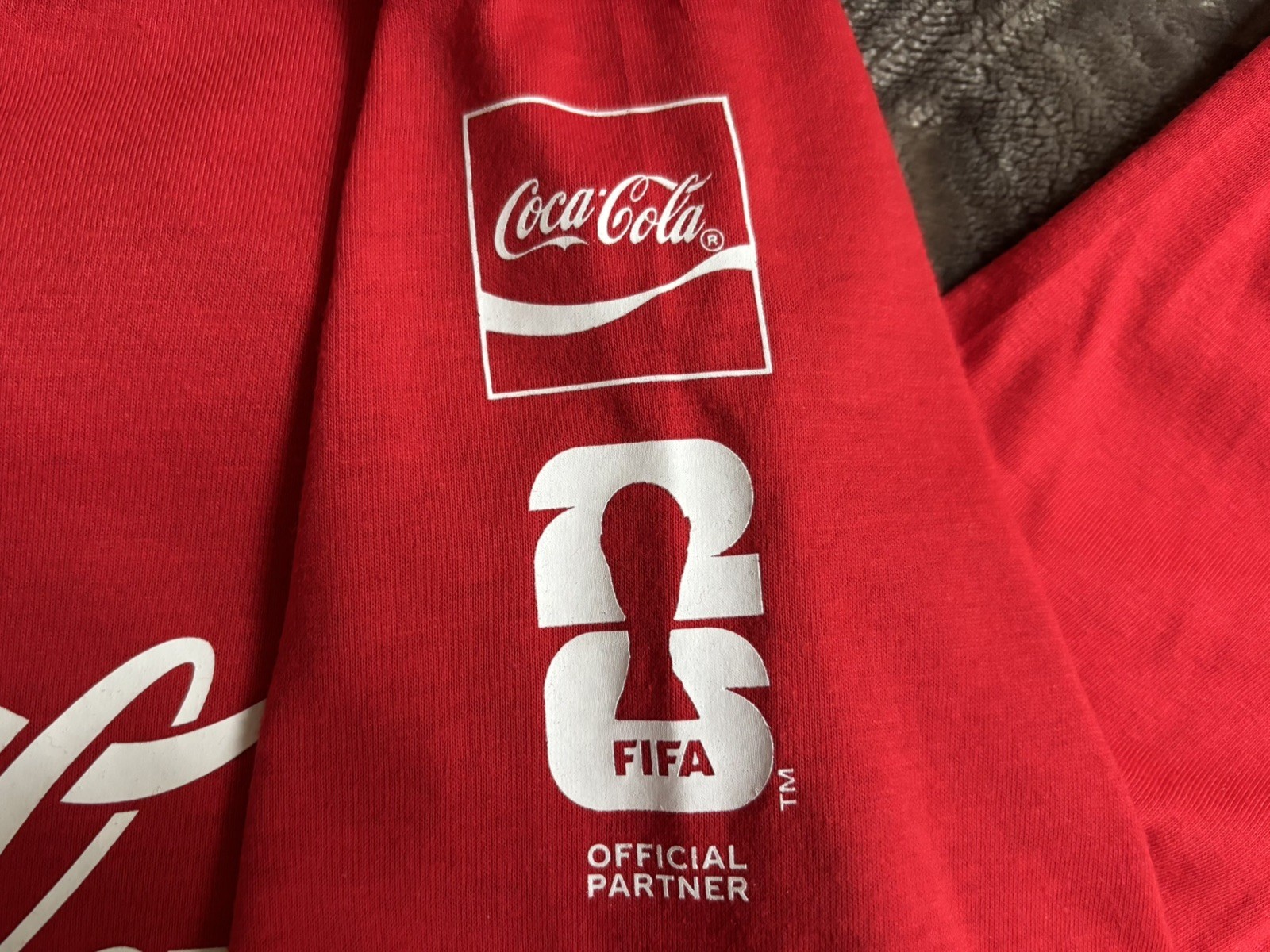 Coca-Cola Men’s Red FIFA 2026 Official Partner Graphic Logo Medium Size gallery