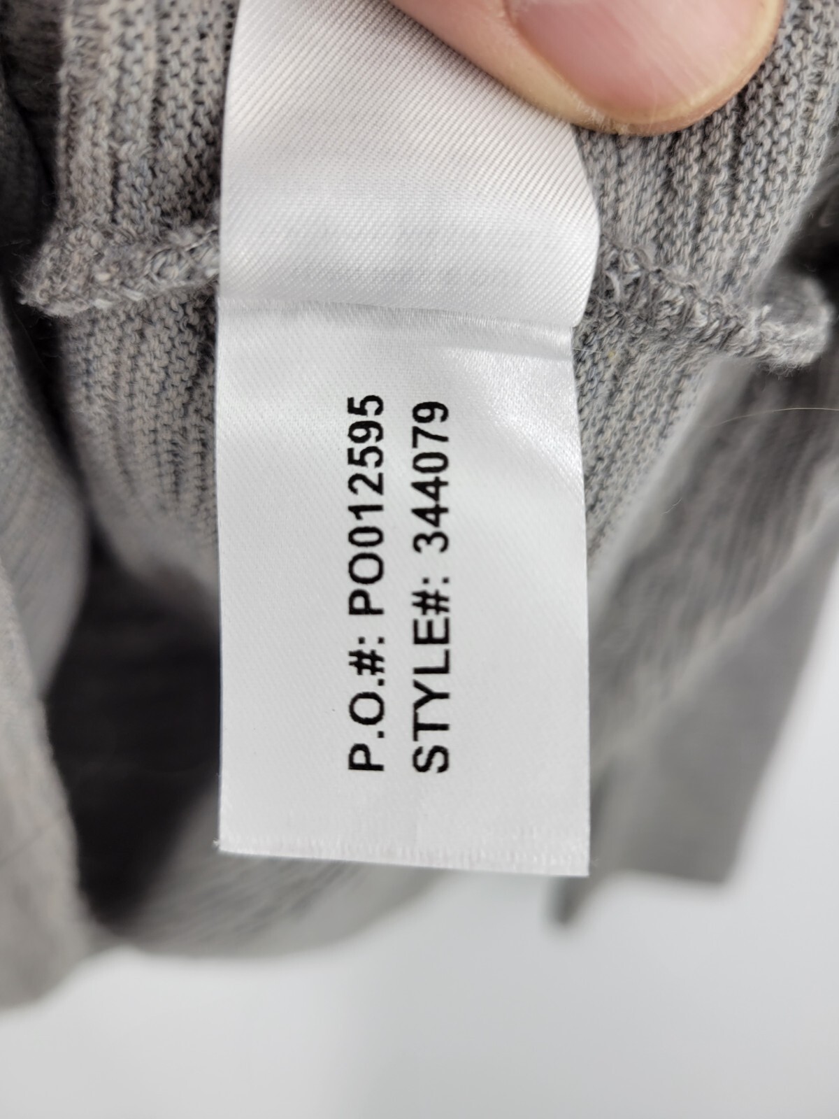 Carbon2Cobalt Shirt Mens XS Gray Crew Neck Long Sleeve Pullover Stretch Knit gallery