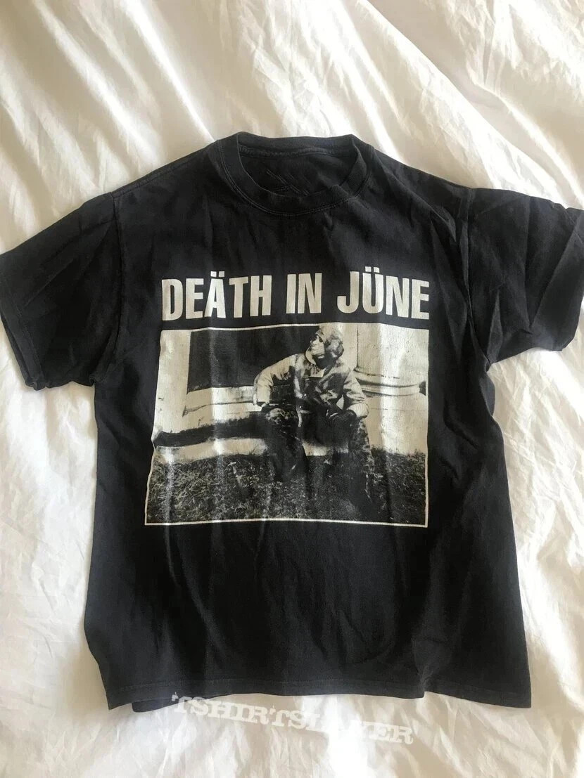 90s Death In June Band Graphic T-Shirt Retro Style Vintage Reprint