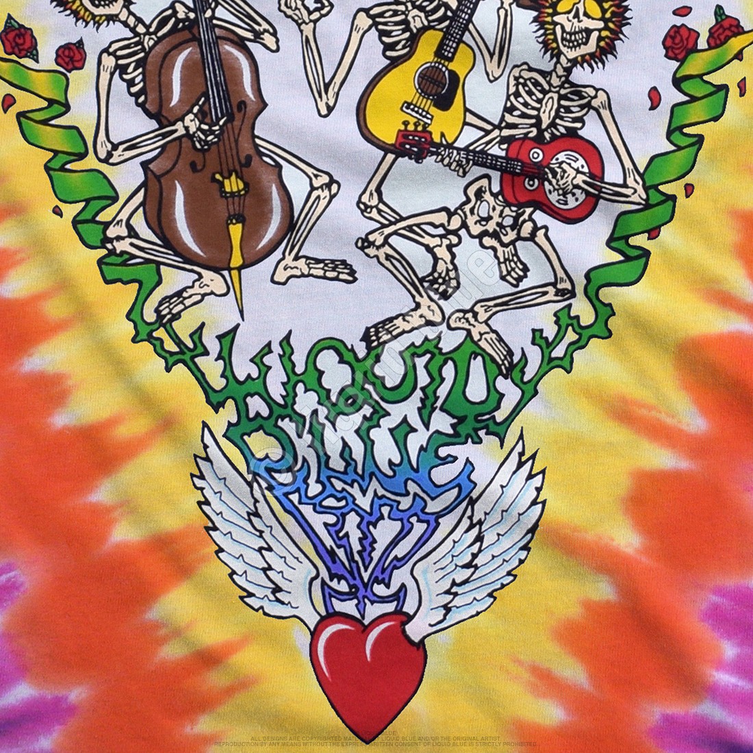 Grateful Dead Summer Tour 92 Tie-Dye T-Shirt Liquid Blue gallery