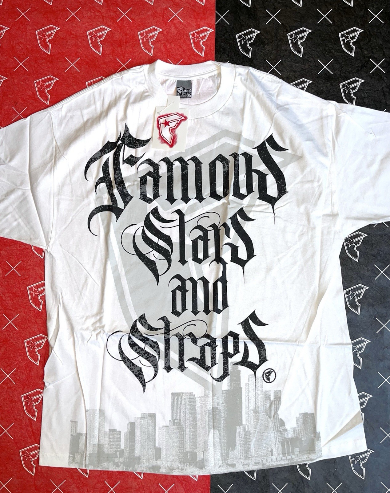 Famous Stars And Straps LA City Shirt NWT 2XL Blink 182 Travis Barker gallery