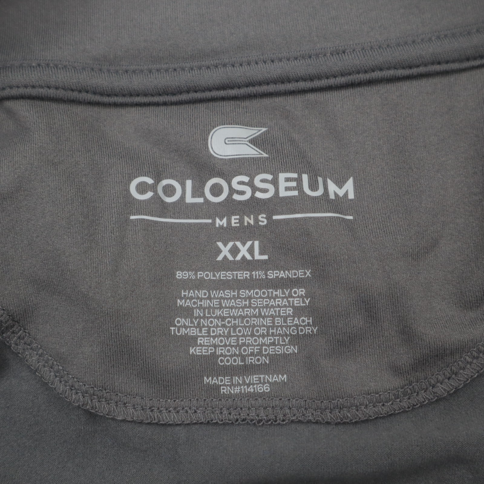 Delaware Blue Hens Colosseum 1/4 Zip Windshirt Pullover Mens 2XL Blue NWOT gallery