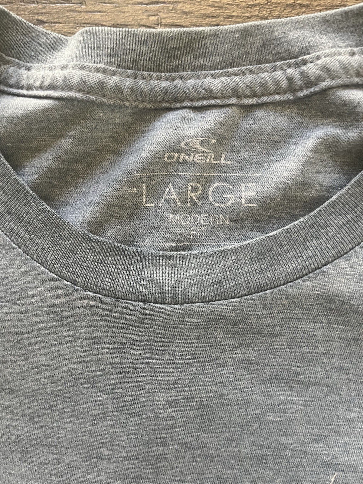 O'Neill Men's Gray Graphic Logo Crew Neck Short Sleeve T-Shirt L gallery