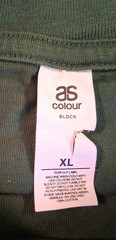 AS Colour Block Green Graphic Short Sleeve T-Shirt United the Core Carolina XL