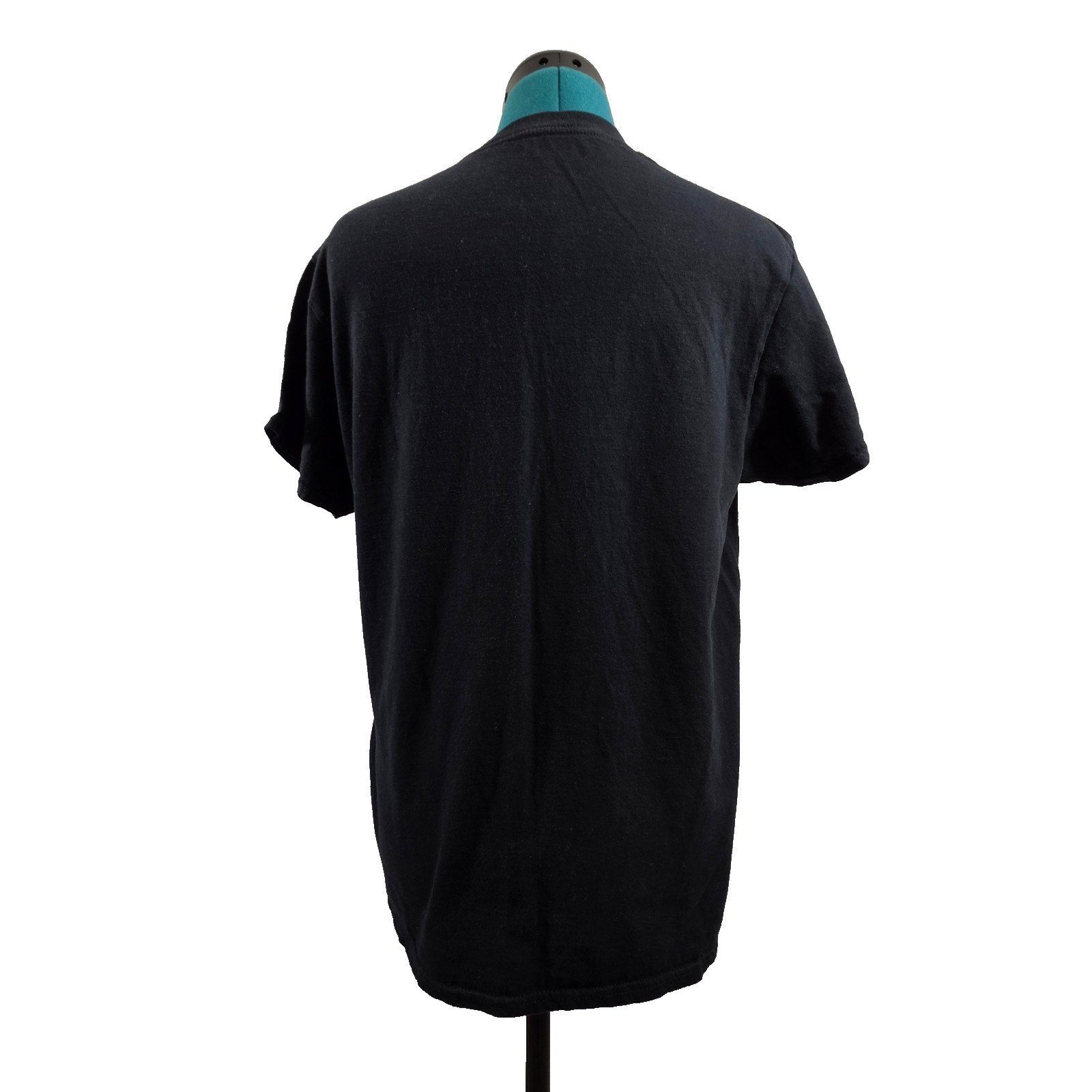 Gildan Adult Softstyle Cotton Crew Neck Plain Black T-Shirt - Medium (38-40) gallery