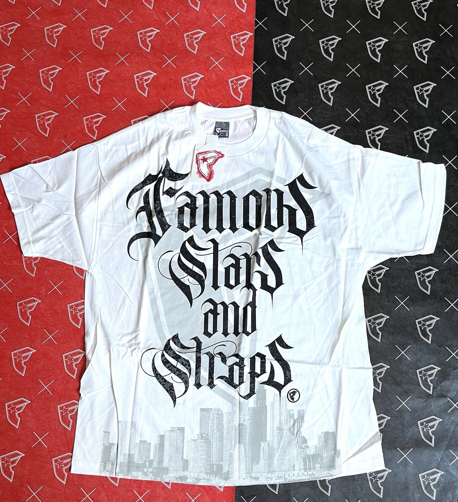 Famous Stars And Straps LA City Shirt NWT 2XL Blink 182 Travis Barker gallery