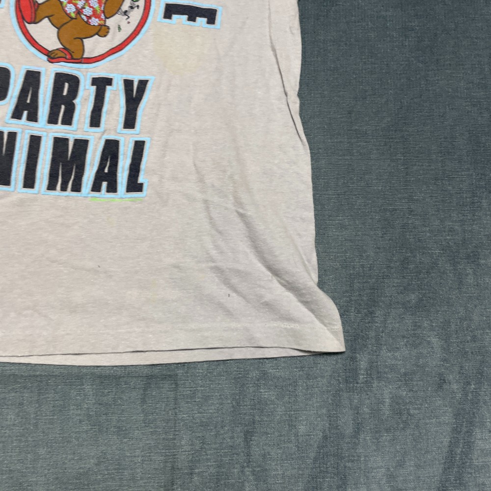 VTG Signal Lake Tahoe Party Animal T Shirt Mens S 34-36 Gray Graphic Made in USA gallery