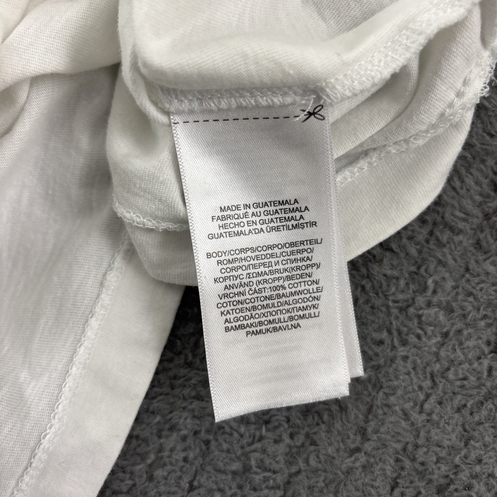 Polo Ralph Lauren T Shirt Mens Small Polo Bear Hot Cocoa Preppy White Tee FLAW gallery