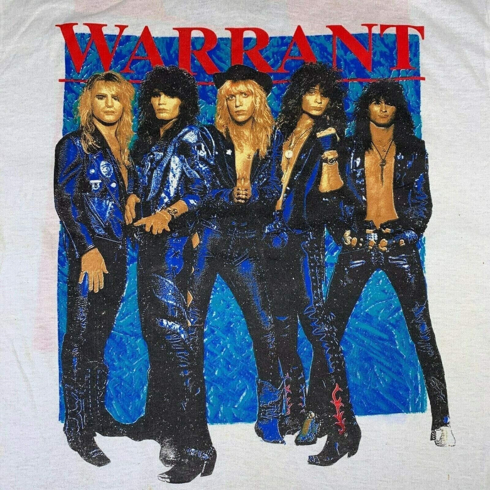 Warrant Music Band Cotton White Full Size Unisex Classic Shirt KK1012