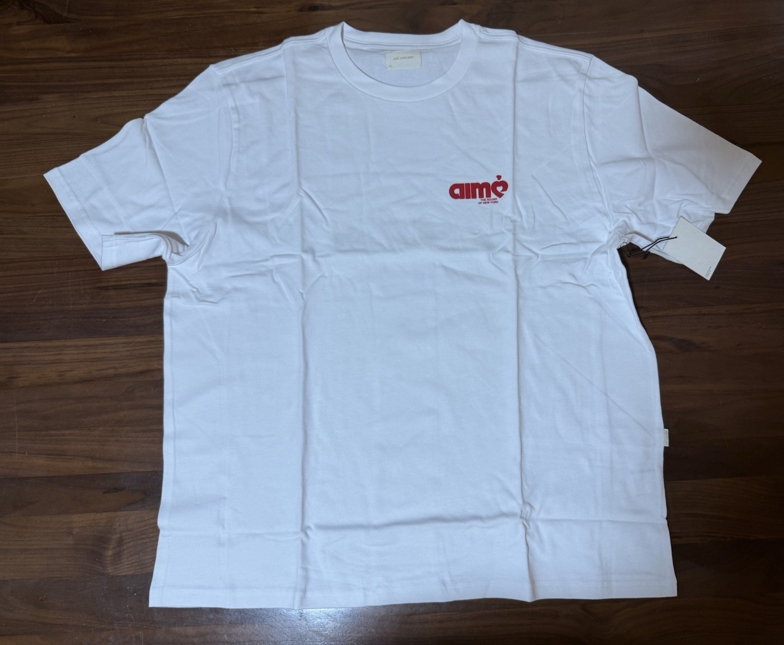 Aime Leon Dore ALD Sound Heart Tee Bright White T-Shirt SS25 Men’s Size XXL