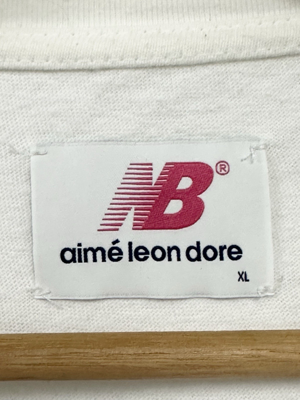 Aime Leon Dore x New Balance Collaboration White Long Sleeve Cotton Tee gallery