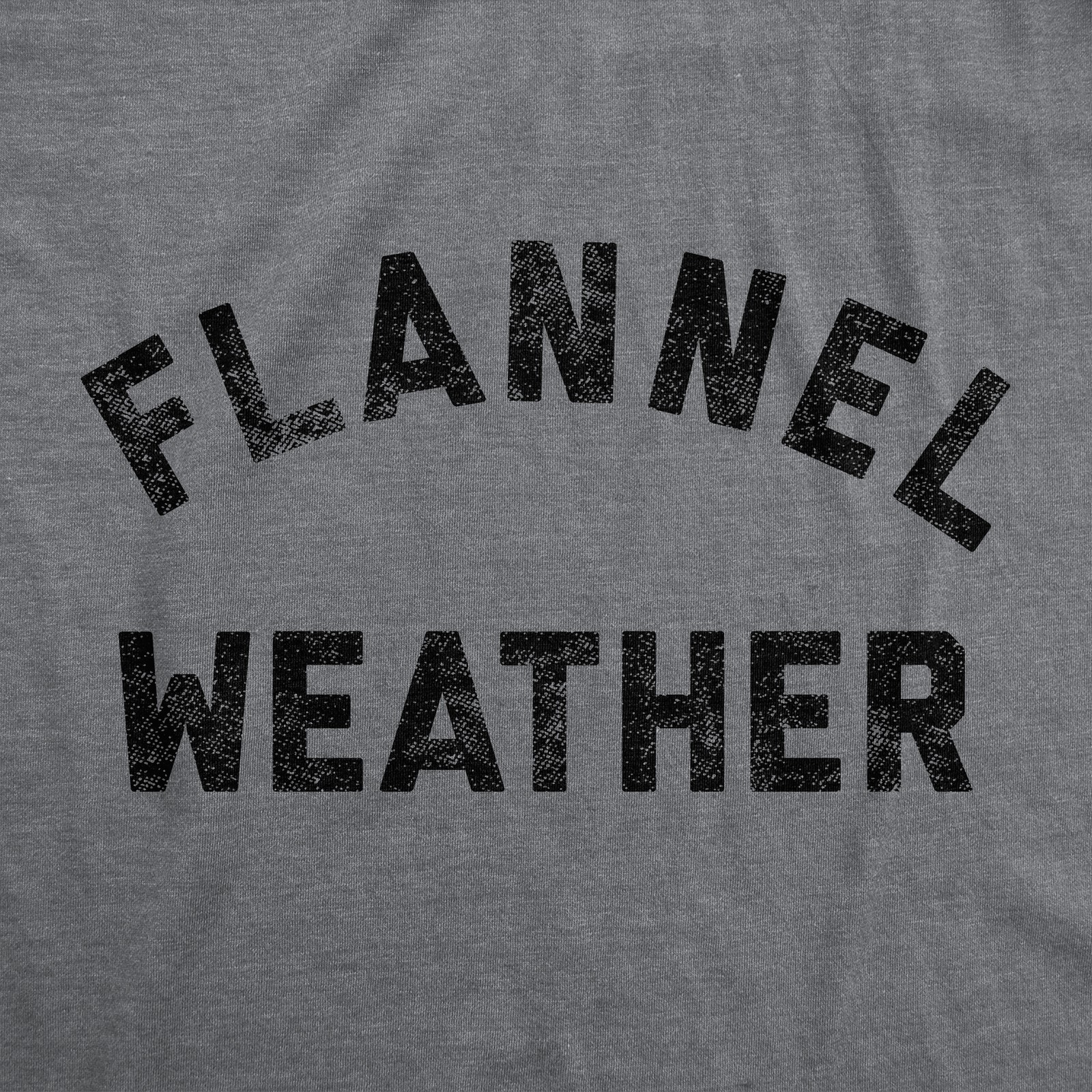 Mens Flannel Weather T Shirt Funny Sarcastic Winter Fall Autumn Graphic Tee for gallery