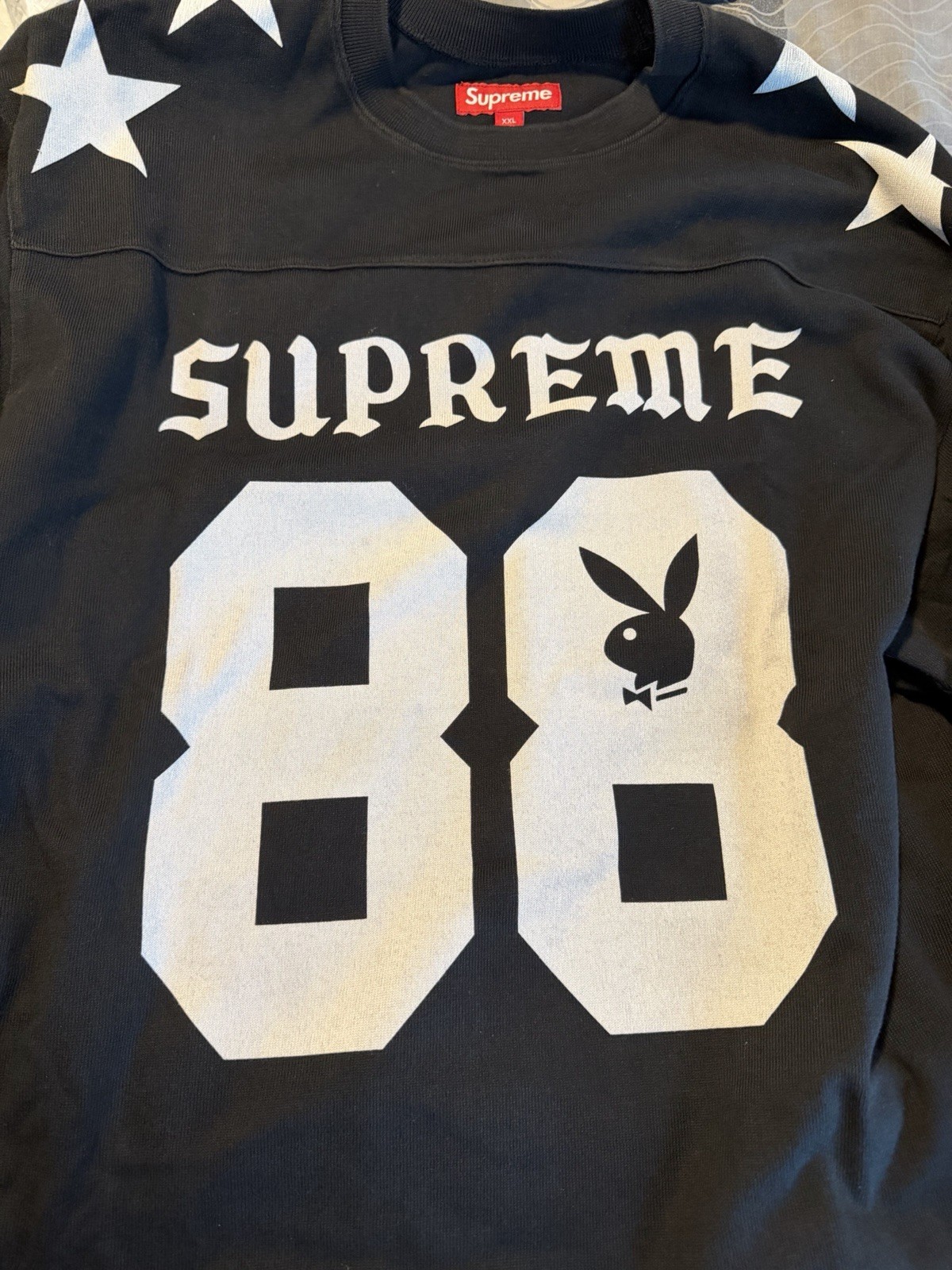 Supreme Playboy L/S Football Top Black Size XXL SS26 Brand New In Hand Week 3 gallery