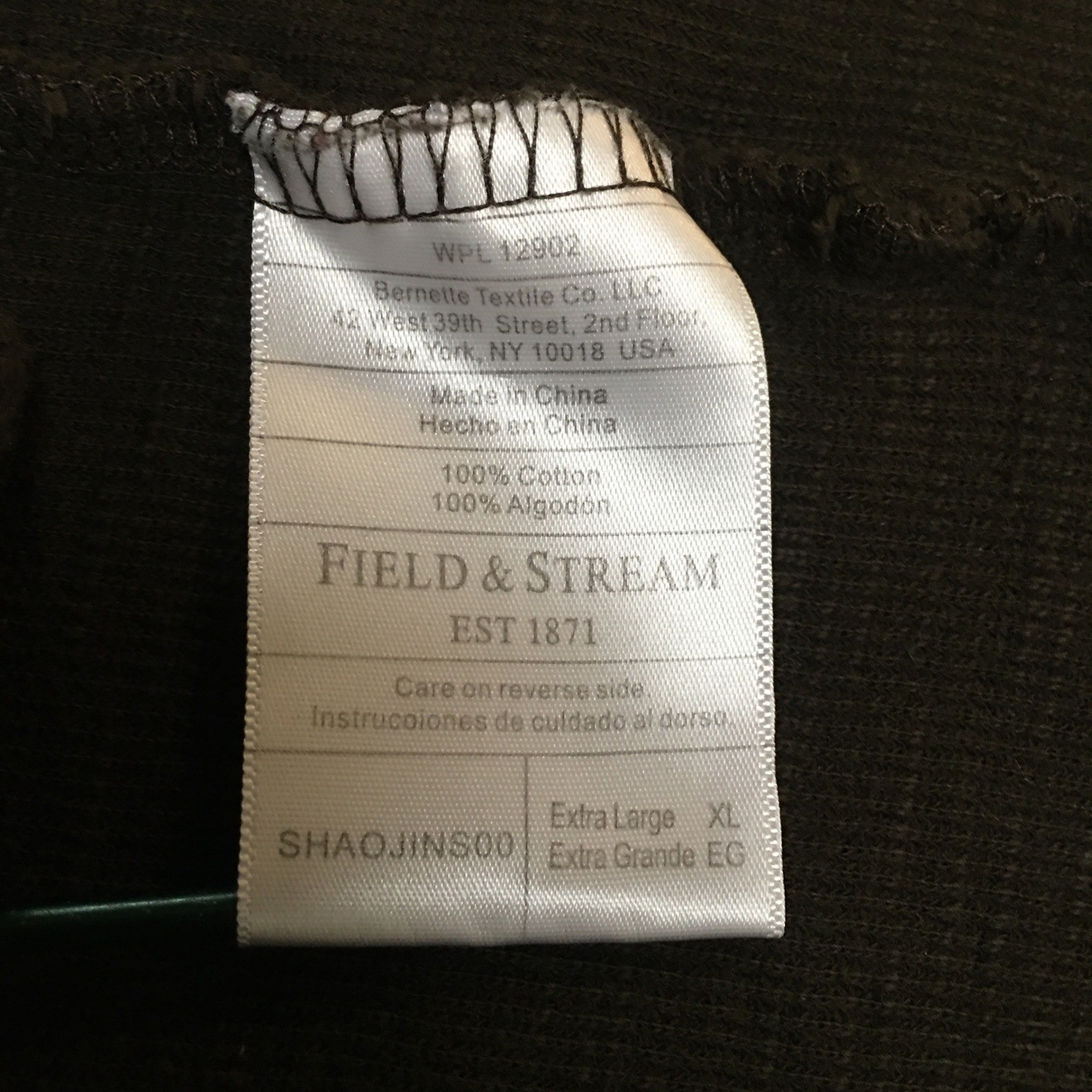 Field & Stream Henley Thermal Shirt Men XL Green Long Sleeve Waffle Knit Outdoor gallery