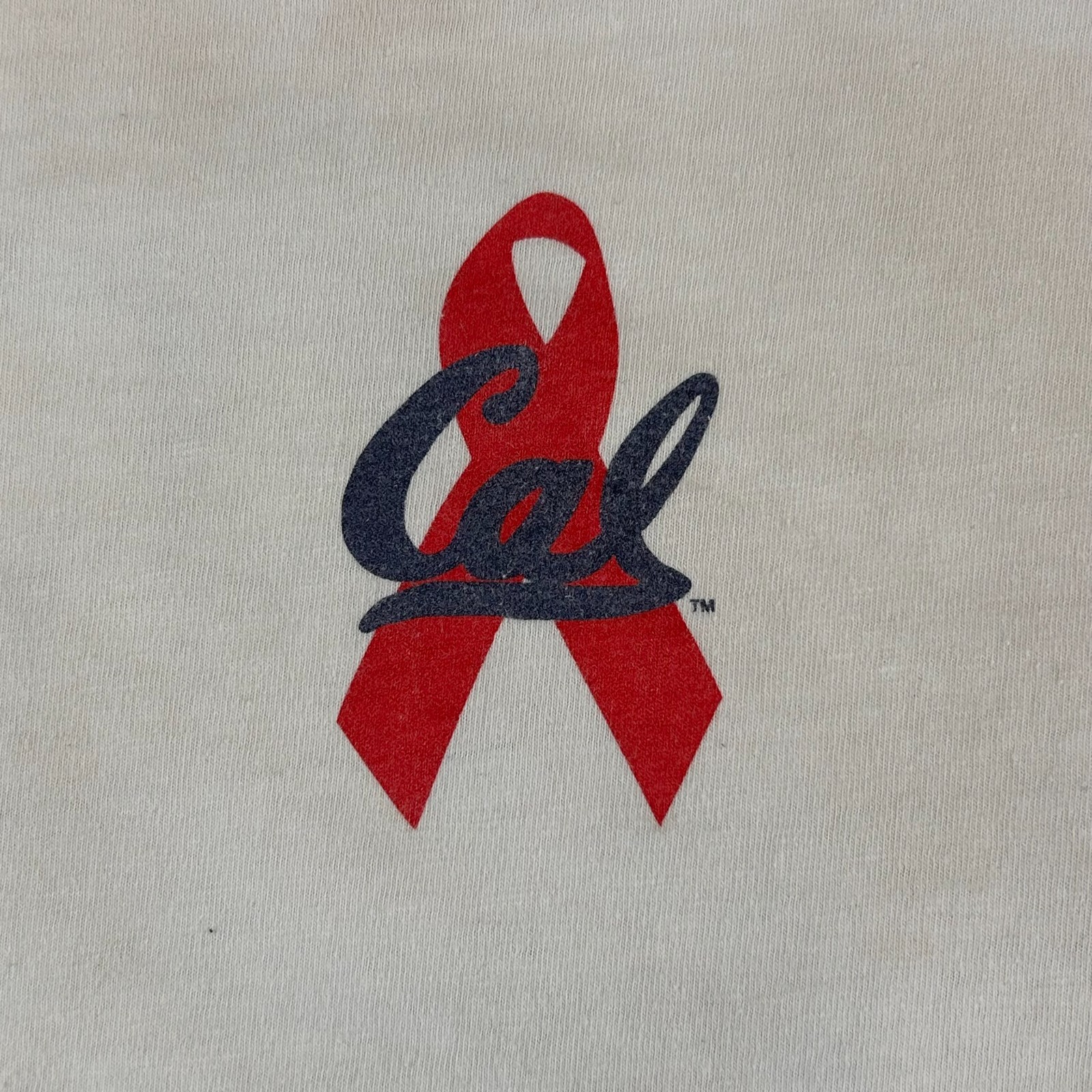 VINTAGE Aids Walk Shirt Mens XL White San Francisco Cal Berkeley Golden Gate 90s gallery
