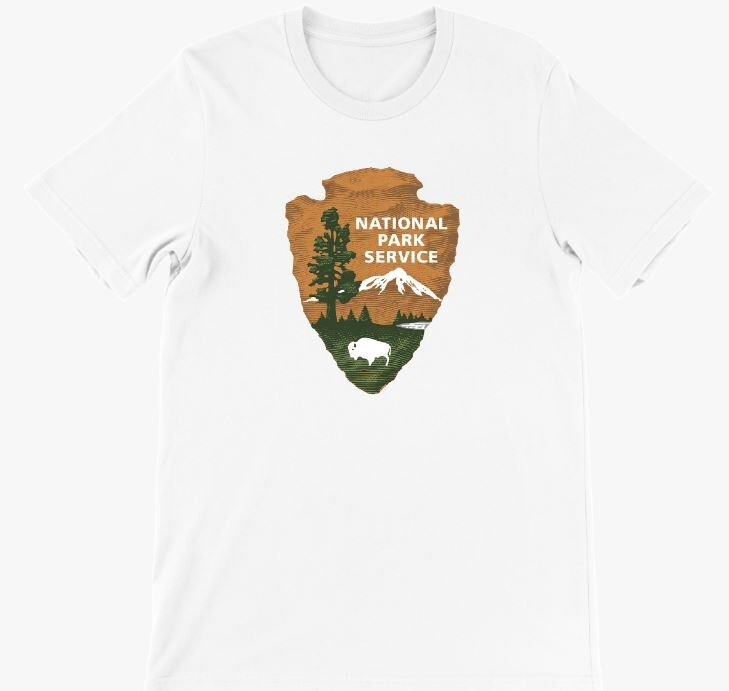 NPS National Park Service Arrowhead Shirt Yosemite Zion Yellowstone Tshirt gallery