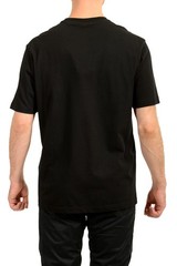 Versace Men’s Black Greeca Print Crewneck Short Sleeve T-Shirt US L IT 52