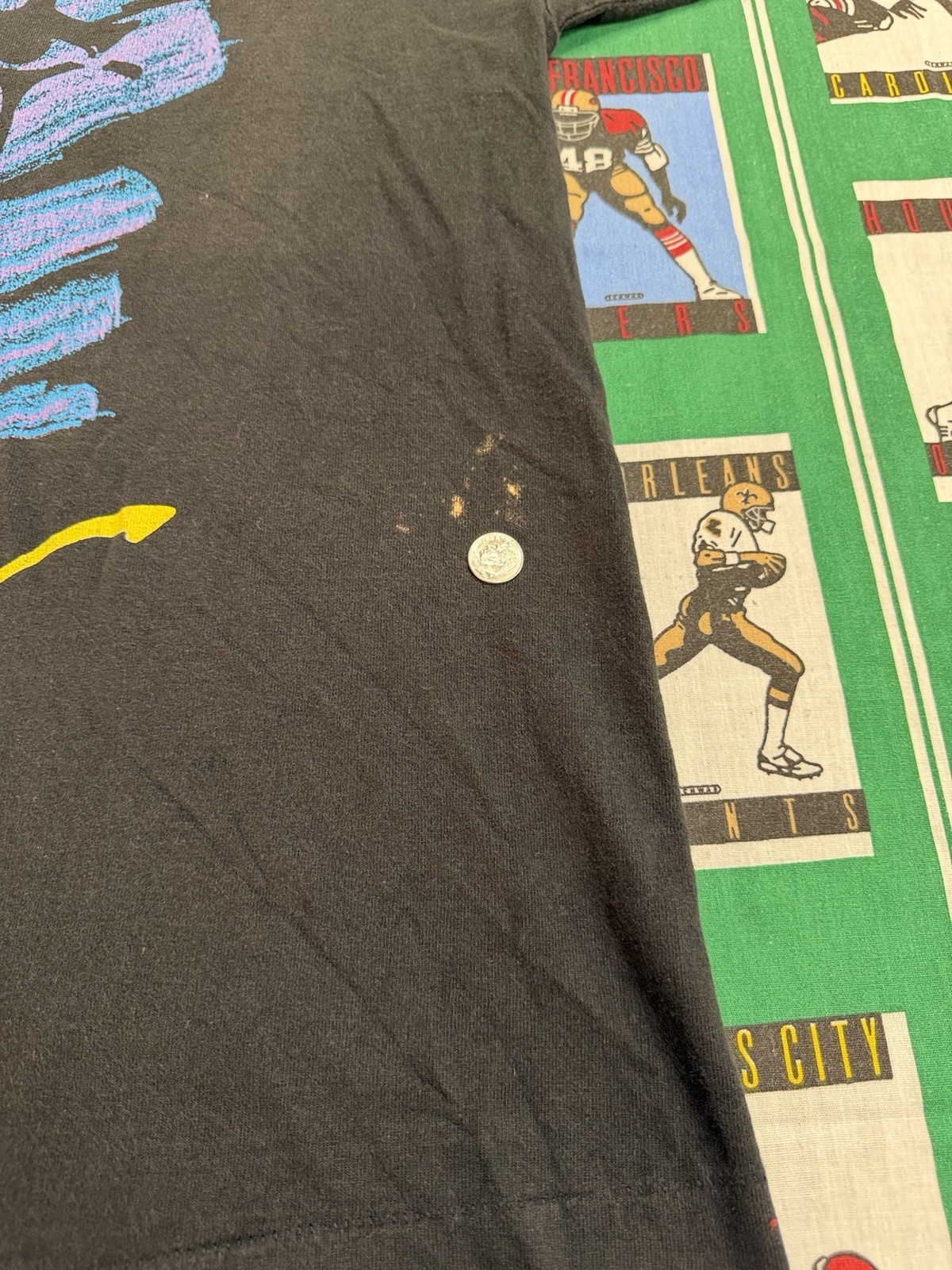 Fruit of the Loom 80s 90s Toymaker's Dream Double-Sided Graphic Black Men's L gallery