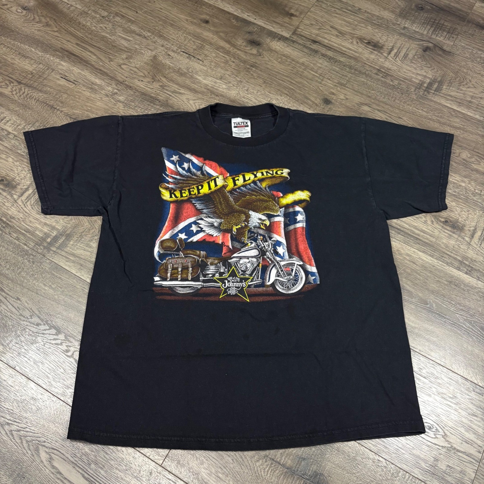 Vintage Tultex Bike Week 2000 Myrtle Beach T-Shirt Mens XL Eagle Motorcycle gallery