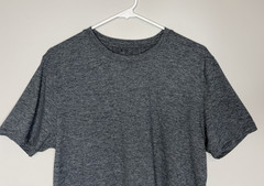 7 Diamonds Men’s Blue Heathered Core Active Tee Medium Performance Workout