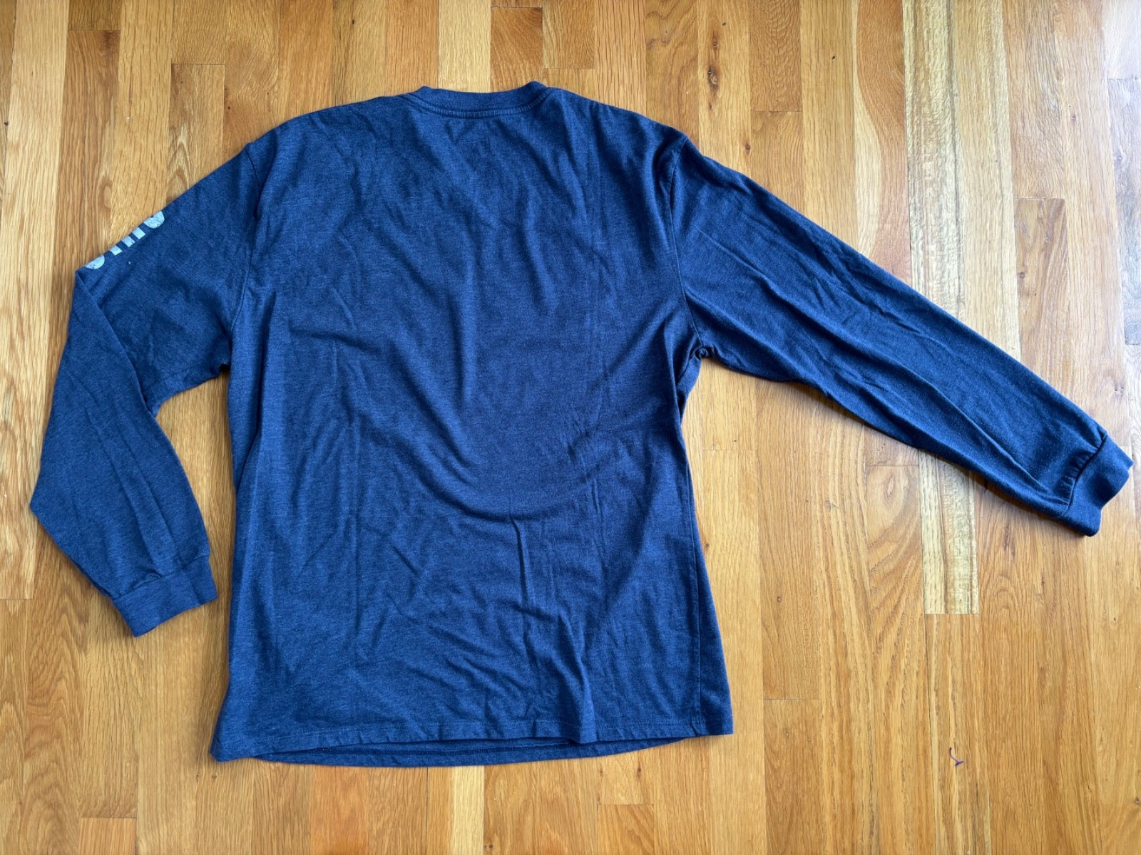 Home Free Long Sleeve T-Shirt "Ohio" Blue/Grey Mens Size Large Cotton/Poly gallery