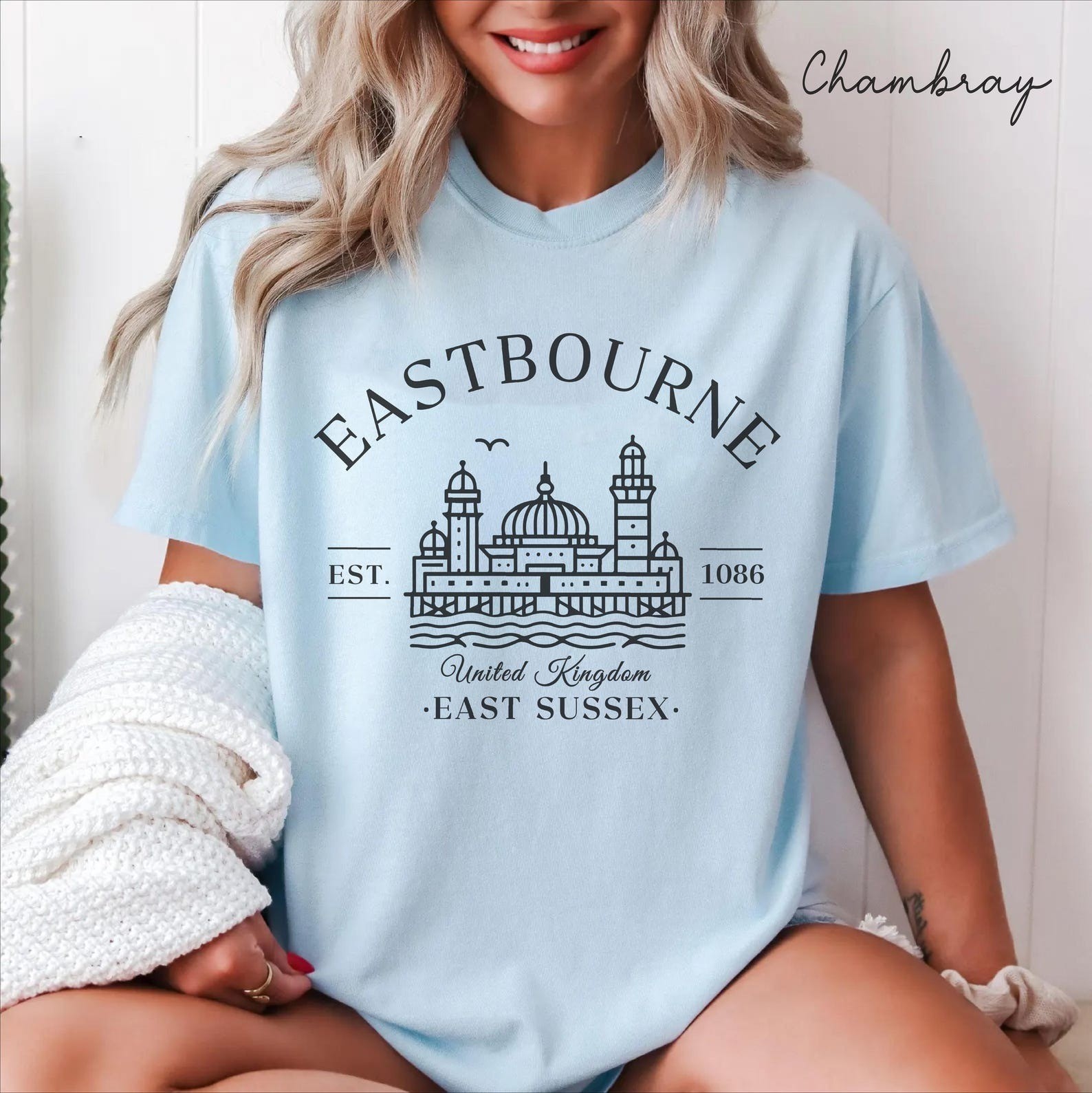 Eastbourne Unisex Shirt Travel Gift United Kingdom Trip Lovers Souvenir Tee gallery