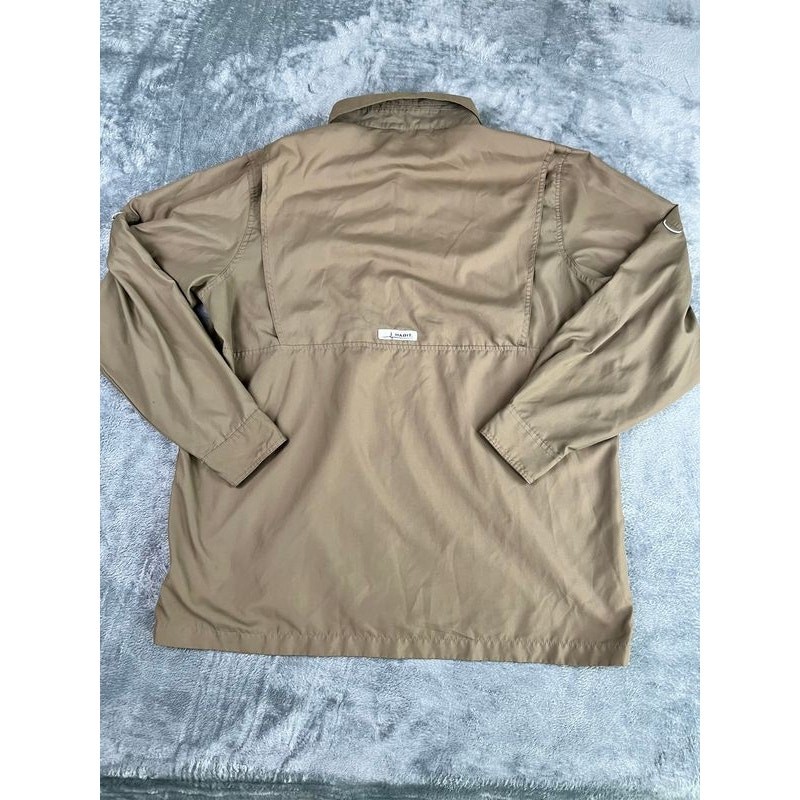 Habit Men’s L Performance Fishing Shirt Solar Factor Long Sleeve Tan Excellent gallery