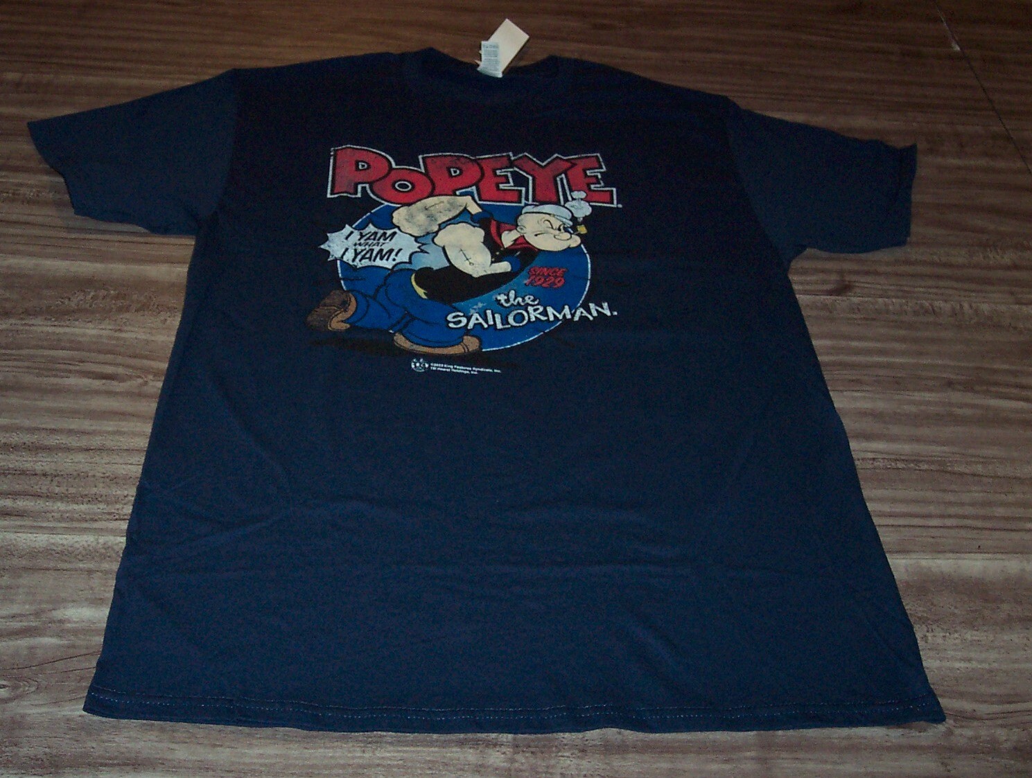 VINTAGE STYLE POPEYE THE SAILOR MAN T-Shirt MENS MEDIUM NEW w/ TAG gallery