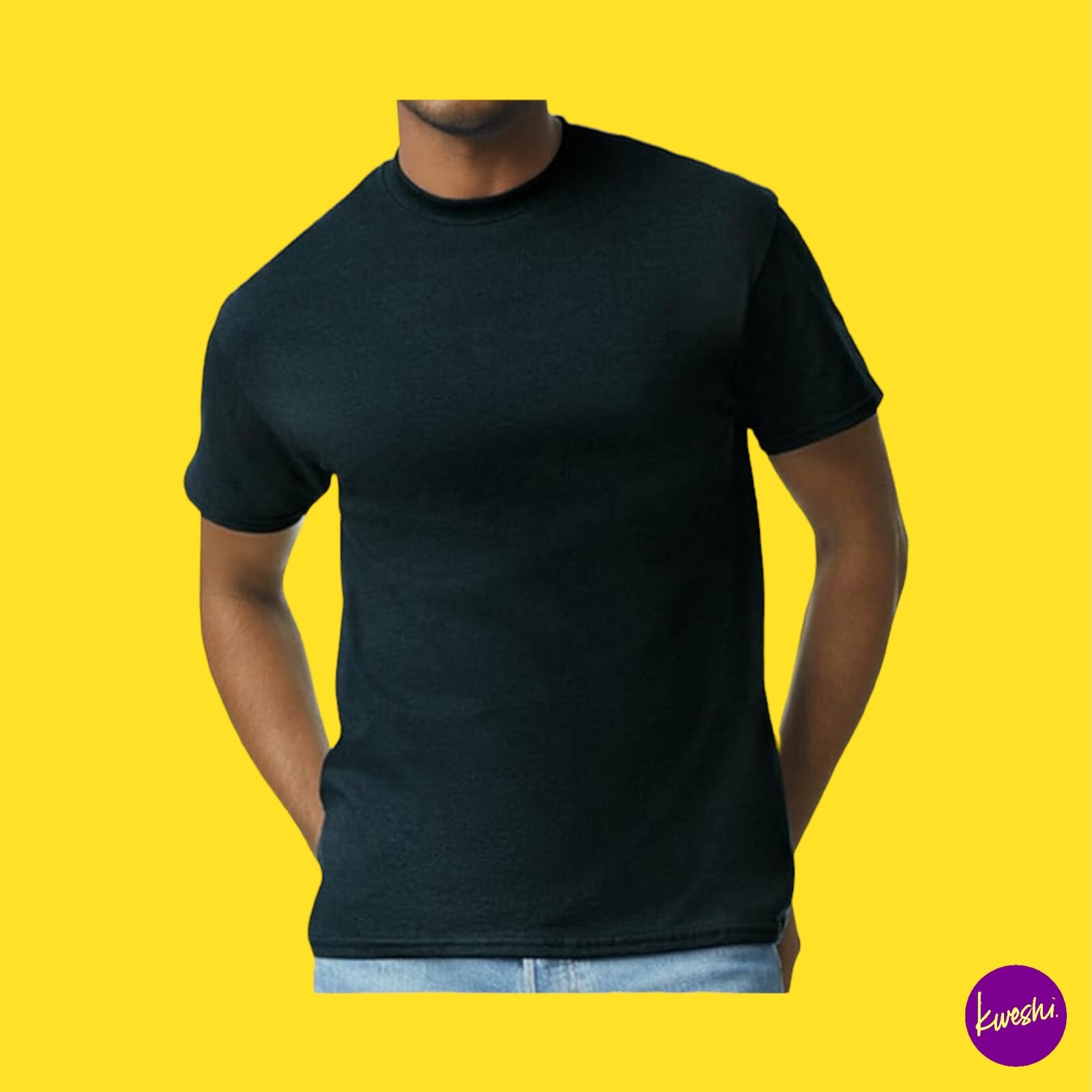 GILDAN Unisex Ultra Cotton T-Shirt, Style G2000, Black (2-Pack), UK L | EU 52 gallery
