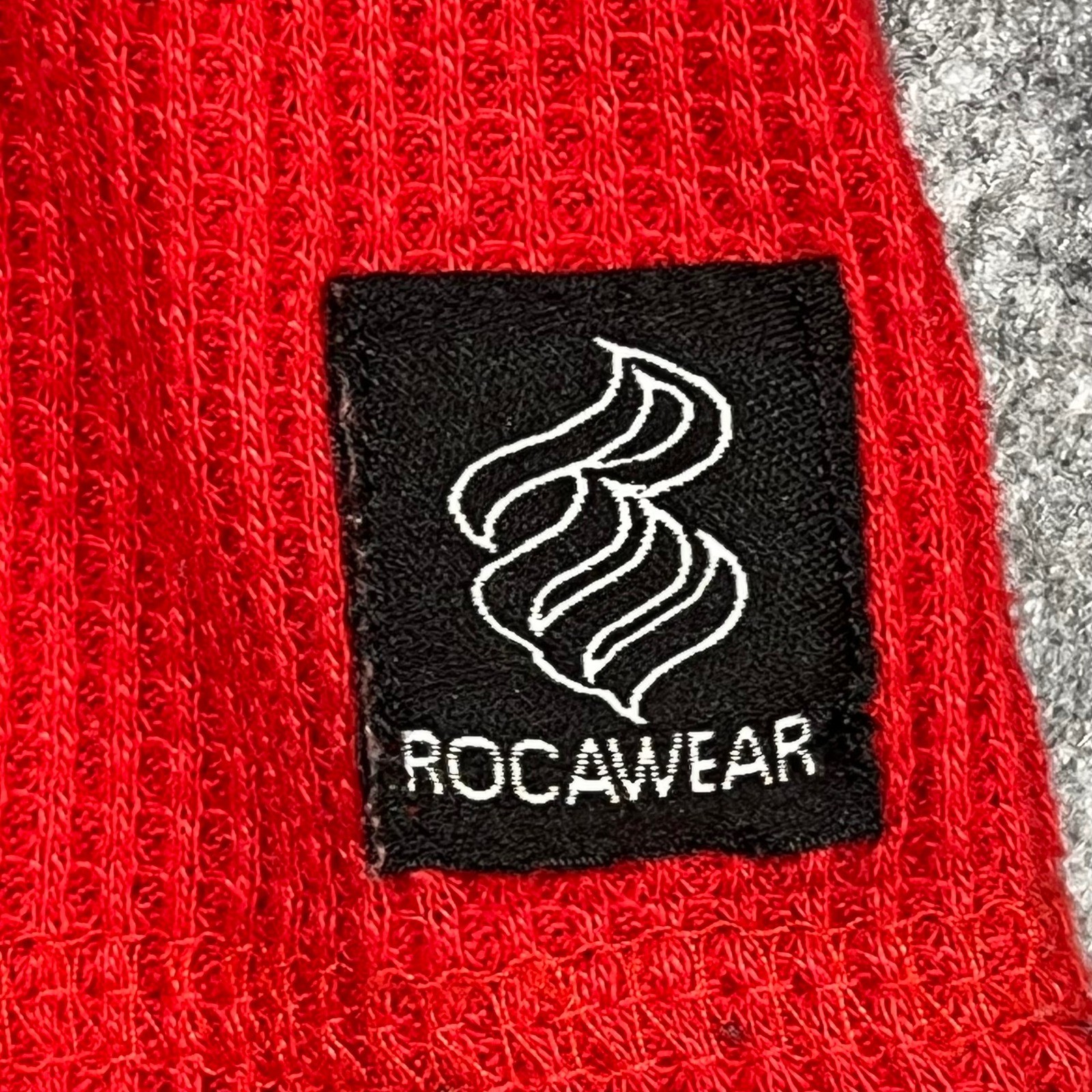 Rocawear Mens Red Long Sleeve Thermal Henley Shirt Size Large gallery