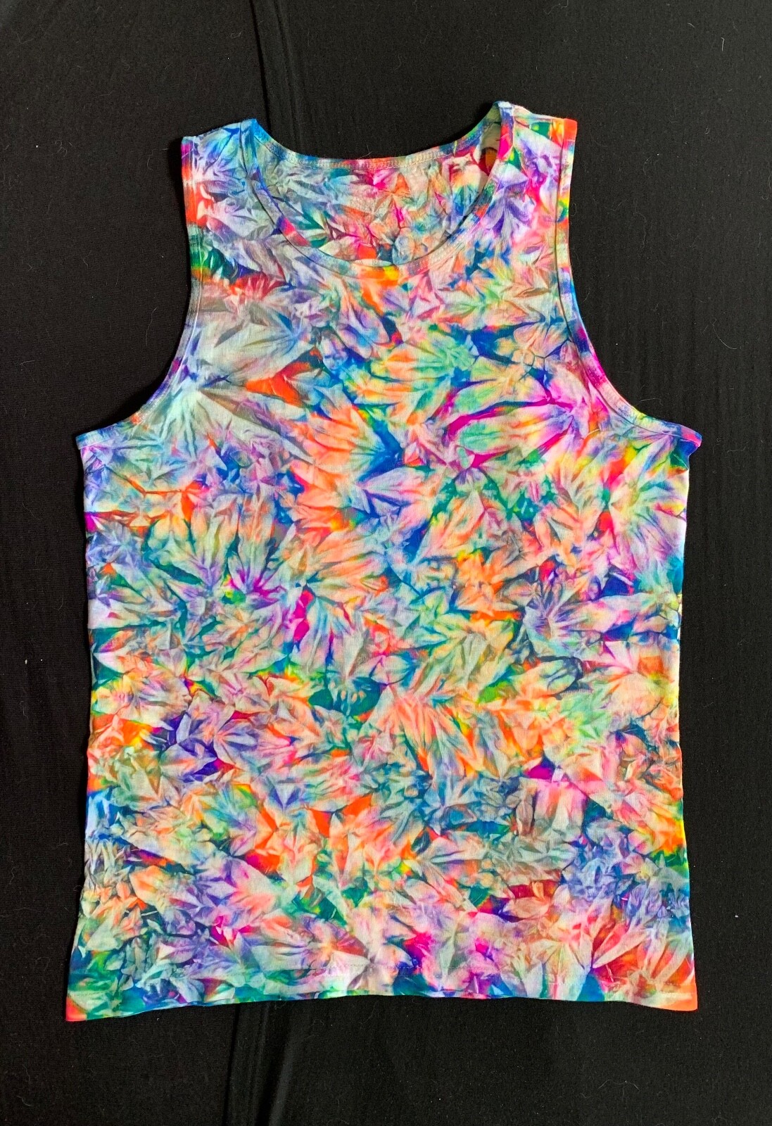 *New* Handmade, Men’s, Fiesta Cruncht Crinkle, Tie Dye Tank Top, All Sizes