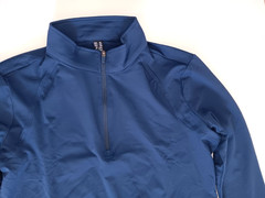 MagcoMsen Men’s Navy Blue 1/4 Zip Lightweight Sport Gym Fleece Pullover XL