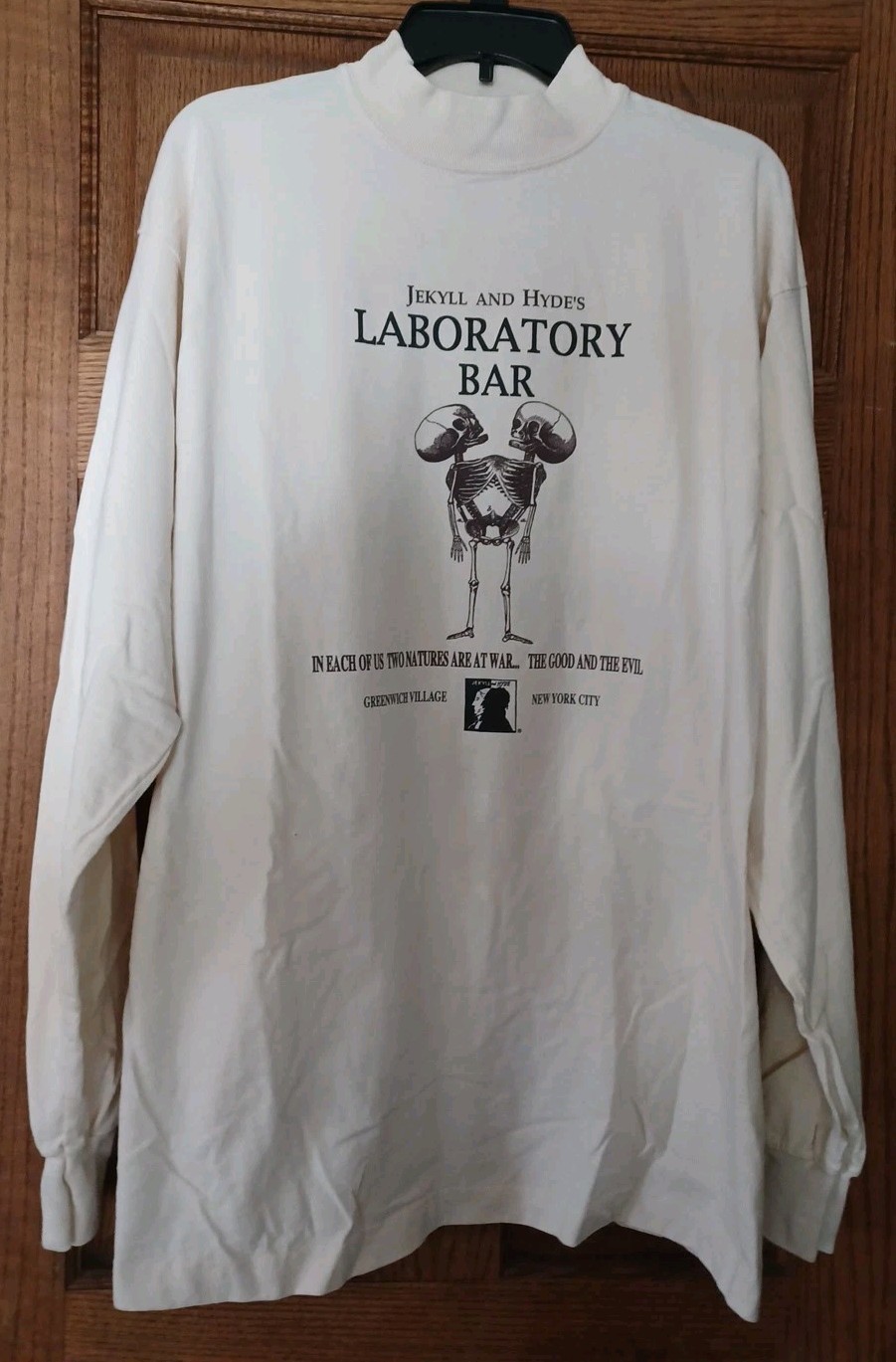 HTF Vintage 90's Unisex Jekyll And Hyde's NYC Laboratory Bar Cotton LS Shirt EUC gallery