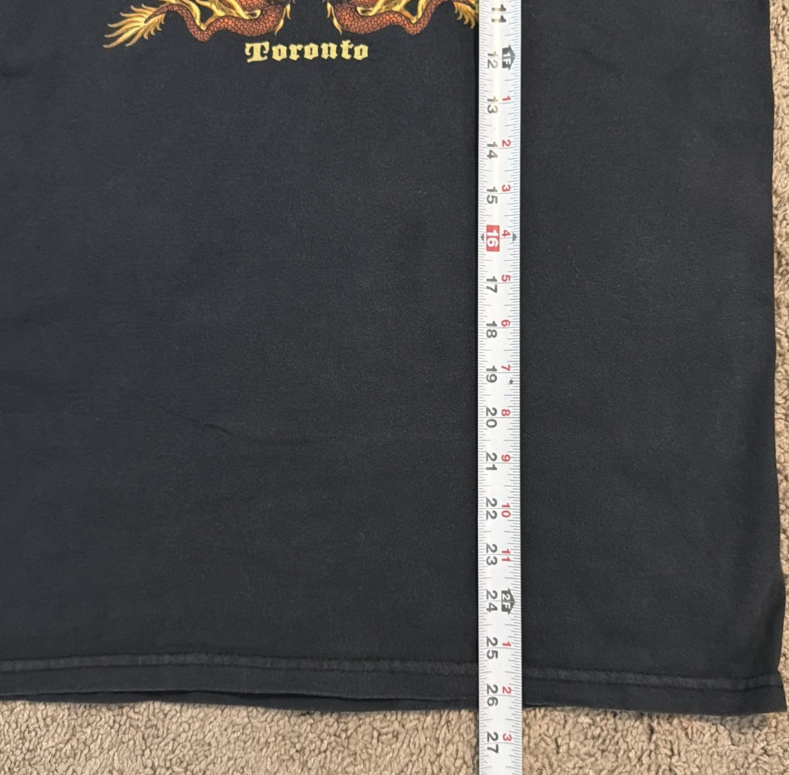 Hard Rock Cafe Toronto Rock N Roll Dragon Guitar T Shirt Black Mens Size Medium gallery
