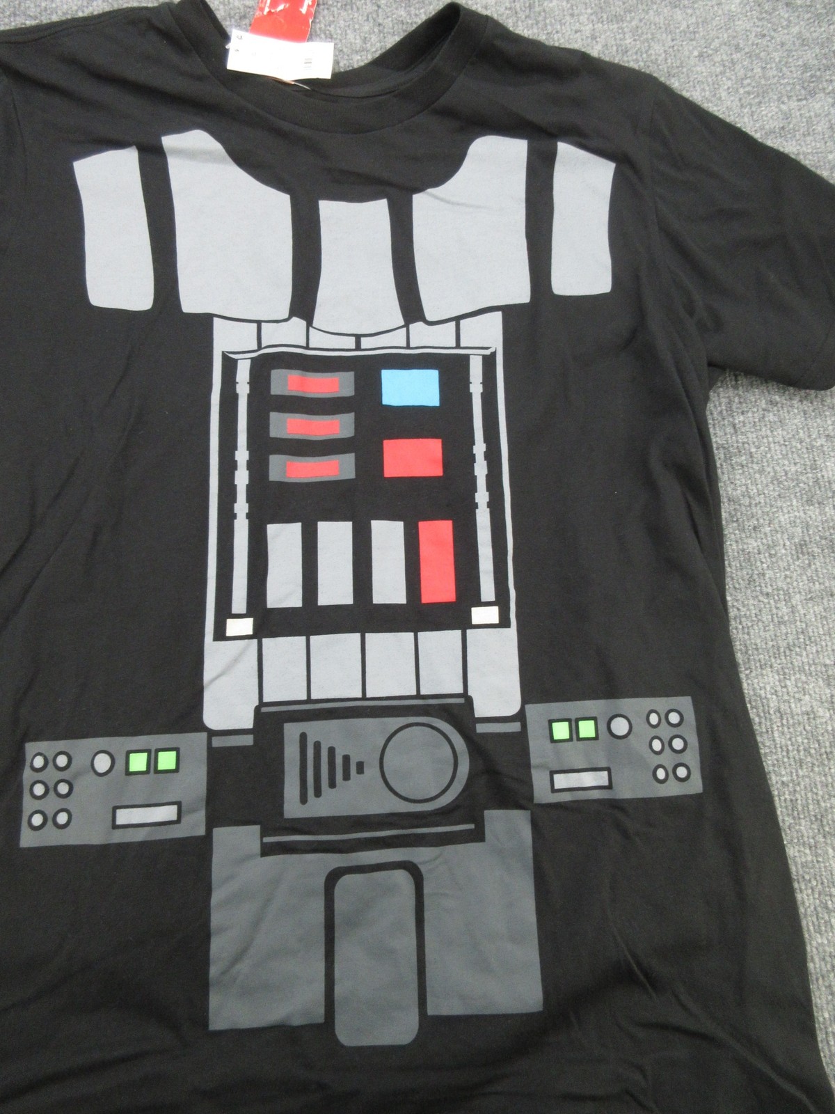 Star Wars Shirt Mens XL Black Darth Vader Costume Tee T-Shirt Cape Cosplay New gallery