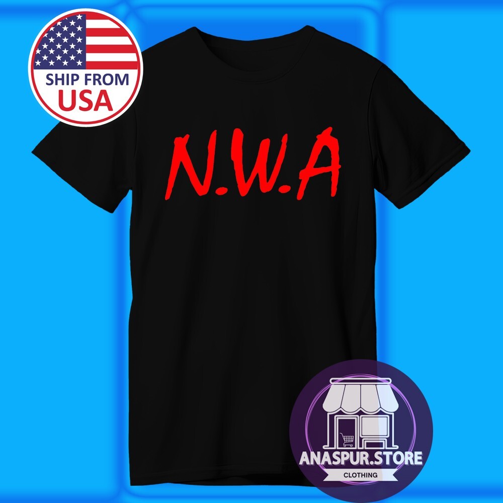 NWA N.W.A Men's Black White Size S-5XL gallery